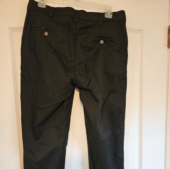 Men's George black slacks - Picture 3 of 3